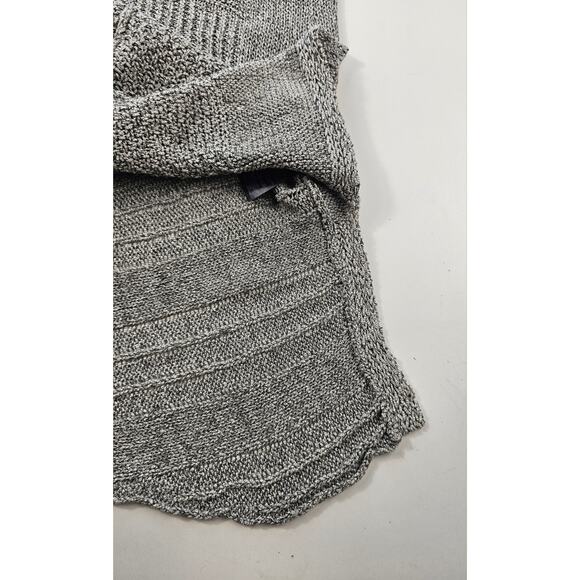 Sparrow grey knit sleevless tunic sweater with side slits XS minimalist career - Picture 5 of 10